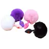 Tapón Anal de Pata de Gato, Herramienta de Entrenamiento Sm de Cola de Conejo, Cola Divertida de Bola de Pelo, Tapón Anal de Zorro, Bolas Anales, Juguete Anal de Una Pieza Envío Directo