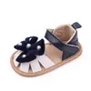 Zapatos de verano para bebé de 0 a 1 año con lazo de perlas zapatos para niño pequeño bebé bebé suelas de goma sandalias BB3015