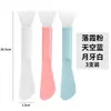 Pincel de Silicone Dupla Face para Máscara de Beleza e Maquiagem, Raspador de Limpeza Facial, Raspador Facial e Espátula de Beleza de Dupla Finalidade
