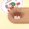 Nuevo broche navideño de peluche, muñeco de Papá Noel, muñeco de nieve, alce, cabeza de dibujos animados, bolso, zapatos, accesorios de decoración