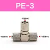 Accesorios de Conexión Rápida Neumáticos Miniatura de Barbilla PC4-M3 M4 PL6-M5 Rosca de Manguera de Aire Recto Codo