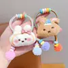 Diadema de Muñeca Divertida de Dibujos Animados para Niños Cuerda de Pelo de Felpa Otoño e Invierno para Niñas Cola de Caballo Alta No Lastima la Cuerda del Pelo Banda de Goma Accesorios para la Cabeza