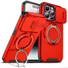 A Nova Capa Lingke é Adequada para Celulares Apple Ip 14Pro, com Janela de Deslizar Recém-Atualizada, Suporte em Anel, e Recursos Anti-Queda e à Prova de Choque
