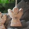 Limão verde novo amor de madeira com corda criativa decorações de Natal pingente tiroteio cenário de fundo props