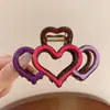 Nuevo Modelo 2025 Diseño Sencillo Pinza para el Cabello de Tiburón con Forma de Ola para la Parte Trasera de la Cabeza, Pinza Grande de Gama Alta para Mujeres