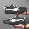 Sapatos de Treino Alemães de Couro Genuíno Estilo Retro Esportivo para Homens, Sapatos de Couro para o Dia a Dia com Solas Finas, Tênis Derby Estilo Americano, Sapatos da Moda para Revenda