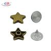 Suministro directo de fábrica remache hebilla estrella de cinco puntas para uñas accesorios de decoración de equipaje hebilla de remache estrella punk abrigo sombrero