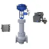 Posicionador de Válvula Neumático de Acción Simple Fisher 3582 con Válvulas Domésticas y Válvulas Solenoides