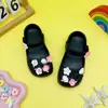 2026 Nuevo Verano Dibujos Animados Flor de Cerezo Rosa Zuecos de Ballet de Princesa para Niños Chanclas de Playa Cerradas EVA para Exteriores