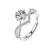 Anel de casal da moda anel de casamento ajustável anel de casamento pequeno livro vermelho mesmo estilo proposta recomendar