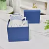 Caneca de Porcelana Azul e Branca Estilo Europeu Vintage Baronesa para Uso Doméstico e de Escritório, Venda Direta da Fábrica de Origem
