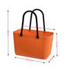 Cesta Pequena Estilo Japonês com Textura de Linho, Cesta de Armazenamento de Mão, Cesta de Compras de Supermercado, Cesta Plástica Fashion, Cesta de Compras B
