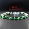 Acessórios de Verão Multicor, Pulseiras Simples de Zircônia Que Não Desbotam, Joias Femininas, Joia de Mão com Zircônia Colorida, Atacado em Estoque