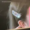 Exquisita Horquilla de Brillo con Pedrería Pinza Lateral Lujo Ligero Pinza para Flequillo de Ocho Caracteres Pinza de Pato para Mechones Delanteros Adorno para el Cabello Horquilla para Mujer
