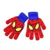 Gorro de Punto para Niños de Spider-Man, Guantes Cálidos, Conjunto Nuevo de Tres Piezas para Niños, Protección para Manos de Dibujos Animados Marvel, 6-12 Años