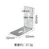 Suporte de Canto em L de Ângulo Reto de 90 Graus Espesso Grande Suporte para Prateleira de Ferro Angular Suporte de Conector de Ângulo