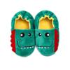 Suministro transfronterizo de nuevas zapatillas de algodón para niños, cálidas zapatillas de algodón de felpa con dibujos de dinosaurios para otoño e invierno.