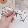 8218 nuevo marco de gafas simple generoso moda para commuting anti-luz azul cara grande adelgazante cara lisa se puede equiparar con gafas para miopía