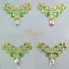 Patrón de Pegatinas Pintadas de Joyas de Princesa Retro para la Frente Estilo Antiguo Facial Niños Pegatinas Brillantes para Cejas con Pedrería Pegatinas Faciales Estereoscópicas