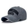Sombrero viejo americano lavado vintage nuevo moda para hombre y mujer letras bordadas tridimensionales gorra de béisbol con visera para el sol venta al por mayor