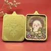 Recomendación de nuevos productos: Colgante de Acero Titanio con Forma de Buda Maitreya Estilo Tíbet con Acabado Dorado y Cuerda de Cinco Vías