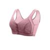 Ropa Interior de Madre Sujetador con Hebilla Frontal para Mujer Sin Aro de Acero para Mujeres de Mediana Edad y Ancianas Seda de Hielo Talla Grande Tipo Chaleco Verano Sujetador Fino