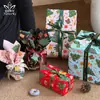 Papel de Presente Flor de Natal Papel de Presente para Flores na Véspera de Natal Embalagem de Maçã Caramelada Floricultura Materiais de Embalagem para Flores