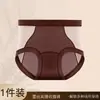 Calcinhas finas de seda gelada com modelagem leve e cintura média para mulheres, frescas, respiráveis, sexy, com renda vazada, pura malha de desejo, tanga de seda de amoreira para mulheres