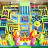 Castillo Deslizador Inflable Grande, Trampolín Inflable, Trampolín de Centro Comercial, Área de Juegos al Aire Libre, Zona de Juegos Infantiles