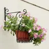Comércio Exterior Estilo Europeu Varanda Pingente Criativo Suporte de Flores de Ferro Suporte de Parede Cesta Suspensa Gancho para Vaso de Flores Transfronteiriço Amazon