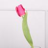 Ramo de tulipanes hidratantes al tacto para decoración de simulación de interiores al por mayor, adornos de flores artificiales de tulipán de goma suave