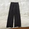 Pantalones Bud de Cintura Alta de Modal con Drapeado de Pierna Ancha para Mujer Verano Delgados Sueltos Rectos Casuales para Casa para Trapear el Piso Pantalones de Yoga