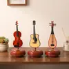 Caja de Música Instrumento Musical Clásico Chino, Decoración Artística de Escritorio, Impulsada por Mecanismo de Relojería, Giratoria, Adorno de Caja de Música Simulado