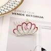 Acessório de Cabeça Coroa para Meninas Coroa Coreana Infantil Show de Aniversário Princesa Bebê Grampo de Cabelo com Strass Acessório de Cabeça Atacado