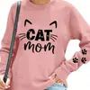 Sudadera Transfronteriza Comercio Electrónico Transfronterizo Amazon Estampado de Corazón Sudadera de Poliéster para Mujer Talla Europea