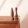 Masajeador de Ojos Pequeño de Cuerno de Sándalo Morado y Latón Palo para Tendones de Ojos de Loto Palo Portátil para Masaje de Ojos al Aire Libre