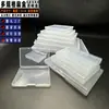 Caja Plana Rectangular Transparente para Accesorios de Pesca con Tornillo en Varios Tamaños, Caja Vacía para Dibujo, Pegatinas, Rompecabezas de Juguete para Niños, DIY