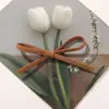 Otoño e Invierno Retro Versátil Hecho a Mano Gamuza Lazo DIY Pasador Pinza Lateral Accesorio para el Cabello Zapato Calcetín Bolsa Colgante Accesorio