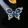 Ziqi Donglai lujo elegante elegante elegante ropa exquisita traje de alta gama abrigo accesorios broche de mariposa de cristal
