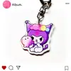 Chaveiro Pingente Acrílico Transparente de Camada Dupla Sanrio Jogo do Feijãozinho Mercadoria Acrílica Mochila Presente