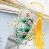 Marcador de Página Clássico Criativo com Nervuras de Folha Estilo Chinês Flor Pássaro Fresco Estudante Marcador de Página Antigo Delicado Simples Presente