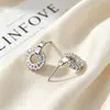 Pendientes Redondos Huecos de Moda Versátil Exquisitos Yanbai Transfronterizos Diseño Simple Aro Elegante Pendientes para Mujer para el Trayecto