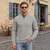 Camisa Henley de Manga Larga Amazon, Otoño Manga Larga Botones Arriba Top Casual para Hombre Camisa Polo Fábrica de Origen