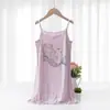 Camisola de Verão Fina com Alça para Meninas, Pijama de Princesa, Roupa de Casa para Meninas, Roupa para Ar Condicionado