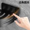 Estante Triangular de Plástico para Baño sin Perforaciones Estante de Almacenamiento de Pared para Lavabo de Baño Estante de Almacenamiento de Esquina para Baño