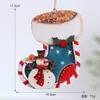 Venta Caliente Transfronteriza Accesorios de Navidad Decoraciones de Madera con Letras Reno Muñeco de Nieve Anciano Astilla de Madera Colgante de Árbol de Navidad