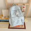 Mochila Estilo Coreano Chica Dulce Suave Reductora de Edad Verano Viaje Almacenamiento Mochila Pequeña con Degradado de Luz Estelar Baja Saturación Fresca y Delicada