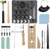 Máquina Dobladora de Anillos DIY Dobladora de Anillos de Cuchara Dispositivo de Doblado Herramienta para Hacer Anillos Anillo con Juego de Arco de Sierra para Joyería