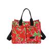 Nueva Moda Estilo Noreste Flor Grande Bolso de Mujer 2025 Primavera Nuevo Alto Valor de Color Gran Capacidad Bolso Tote para Viajar