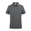 9008 Ropa de Trabajo Estampado de Logo Verano Hombres y Mujeres Camiseta Cultura Cuello de Solapa Camisa Polo Manga Corta Ropa de Trabajo
